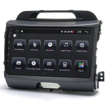 Штатна магнітола Prime-X 22-104/9M 2K, 4+64, 4G. KIA Sportage (SL) 2010-2016 PX17057 фото