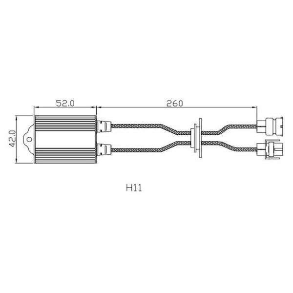 Обманки цифрові для LED ламп Prime-X CD H8/H9/H11/H16 PX28420 фото