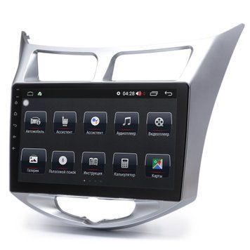Штатна магнітола Prime-X 22-105/9M 2K, 4+64, 4G. HYUNDAI i25 /Solaris/Verna/Accent 2010-17 PX16921 фото