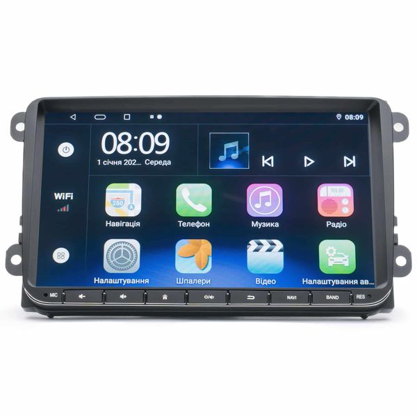 Штатна магнітола Prime-X VW 4/64 CarPlay, Qled. VOLKSWAGEN Universal, Eos (06-15), Amarok (09+), Beetle (11-19), Golf V (03-08)., Polo V (09-20)., Touran (03-15)., Golf VI (08-12)., Beetle New (97-10), Caddy (2K) (04-20), Golf Plus (05-14)., Jetta (A5) (0 PX27755 фото