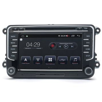 Штатна магнітола Prime-X 6110/7, 4+64, 4G. VOLKSWAGEN Amarok, Beetle, Caddy 2005-2015, EOS, Golf 5, Golf 6, Jetta MK5 2005-2010, Jetta MK6 2010-2018, Passat B6, Passat B7, Passat B8 USA, Passat CC, Polo 2009+, Polo sedan 2010+, Tiguan 2007-2016, Touran 20 PX17778 фото