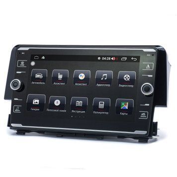 Штатна магнітола Prime-X 22-650/8K, 4+64, 4G. HONDA Civic 2016-2018 PX16899 фото