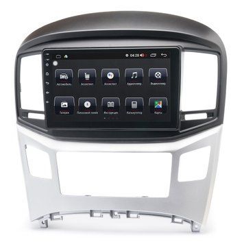 Штатна магнітола Prime-X 22-604/9M 2K, 4+64, 4G. HYUNDAI H-1 2015-2020 Silver PX16993 фото